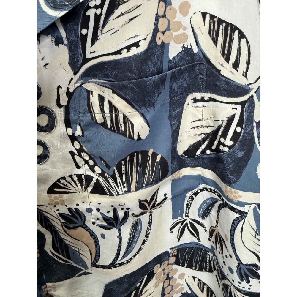 Patagonia Pataloha Lyocell‎ Hawaiian Aloha Shirt Abstract Print Men's XL 52552 - Picture 5 of 10